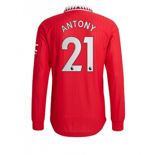 Manchester United Antony #21 Hjemmedrakt 2022-23 Langermet Manchester United Antony #21 Hjemmedrakt 2022-23 Langermet
